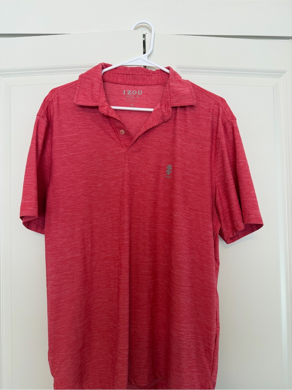 Izod Men's Heather Red Polo